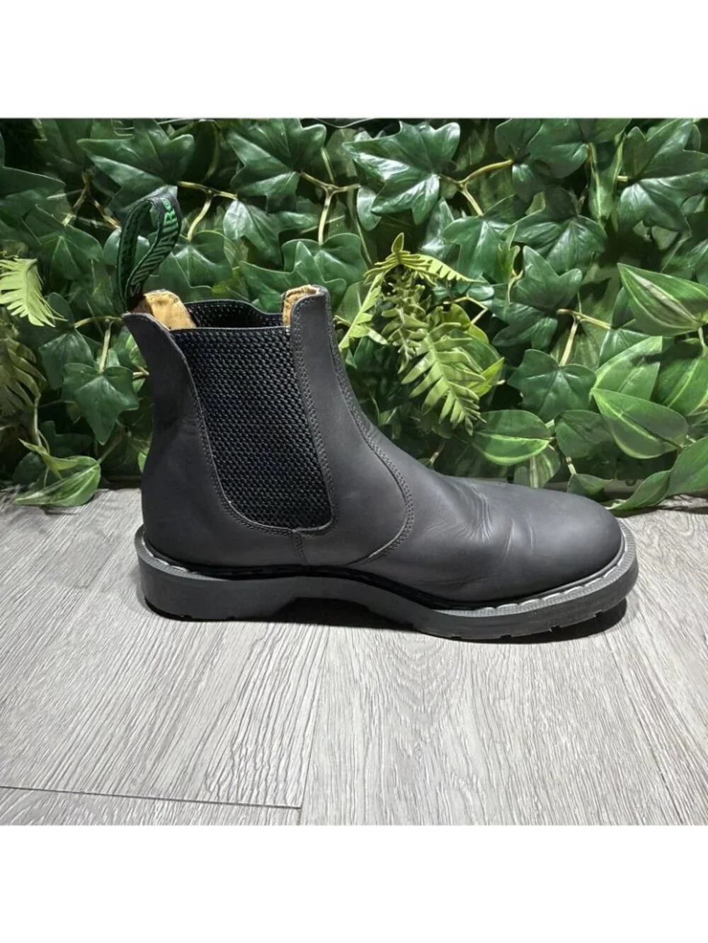 Solovair Dealer Chelsea Boots Mens Sz 8 Black Leather Made in England